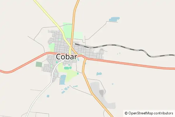 Karte Cobar