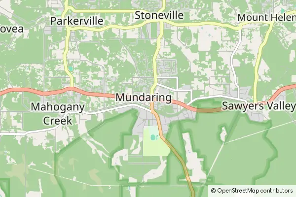 Karte Mundaring