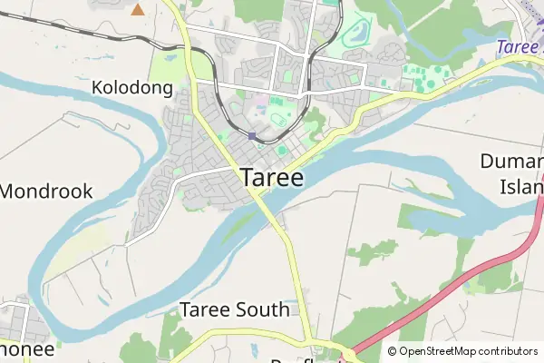 Karte Taree