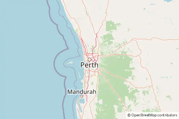 Karte Perth