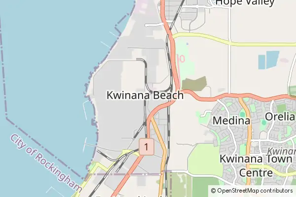 Karte Kwinana