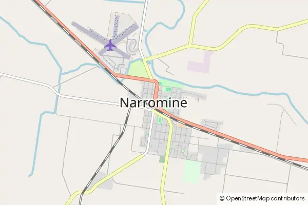 Karte Narromine