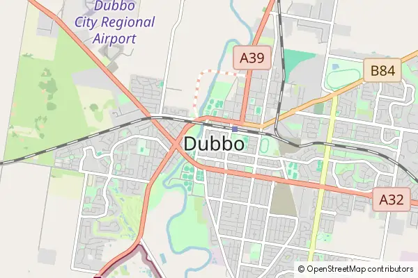 Karte Dubbo