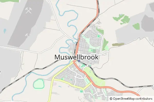 Karte Muswellbrook