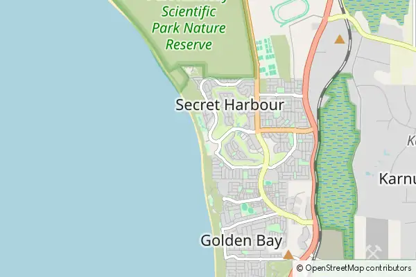 Karte Secret Harbour