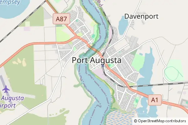 Karte Port Augusta