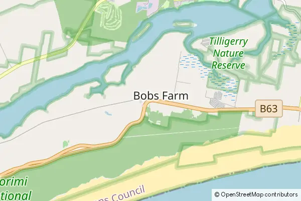 Karte Bobs Farm