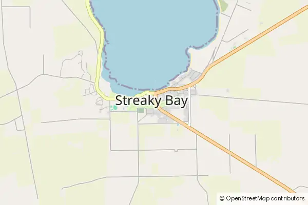 Karte Streaky Bay