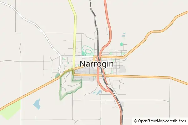 Karte Narrogin