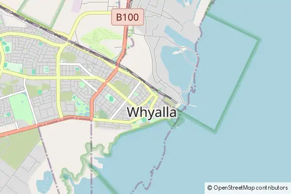 Karte Whyalla