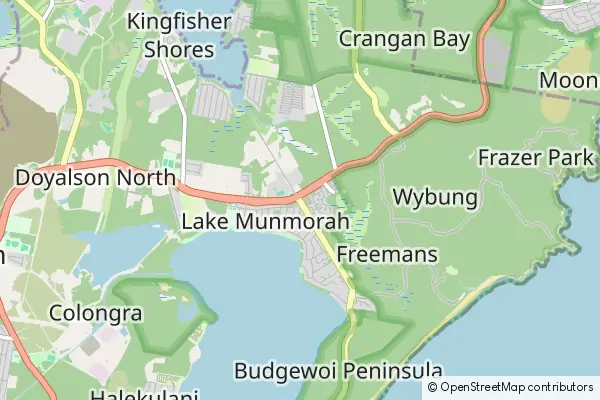 Karte Lake Munmorah