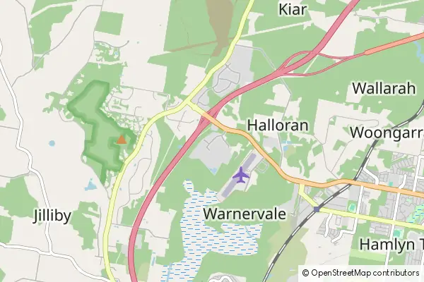 Karte Warnervale