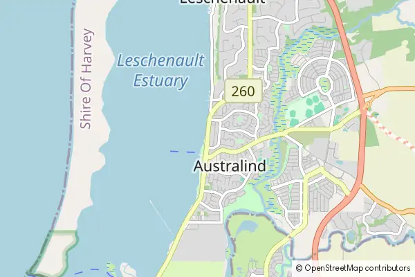 Karte Australind