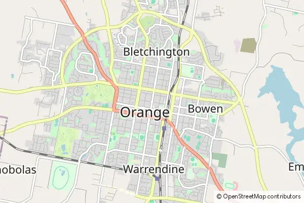 Karte Orange (State of New South Wales)