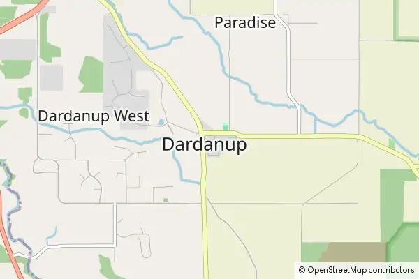 Karte Dardanup