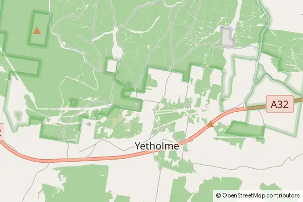 Karte Yetholme