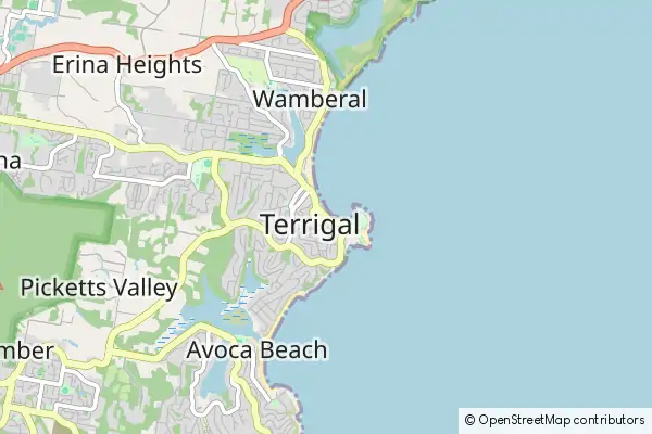 Karte Terrigal