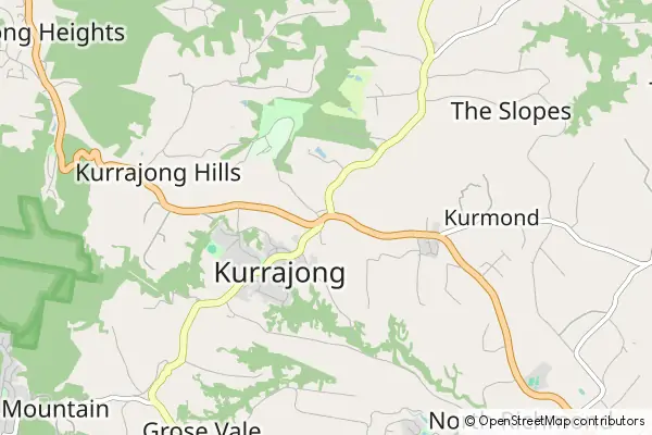 Karte Kurrajong