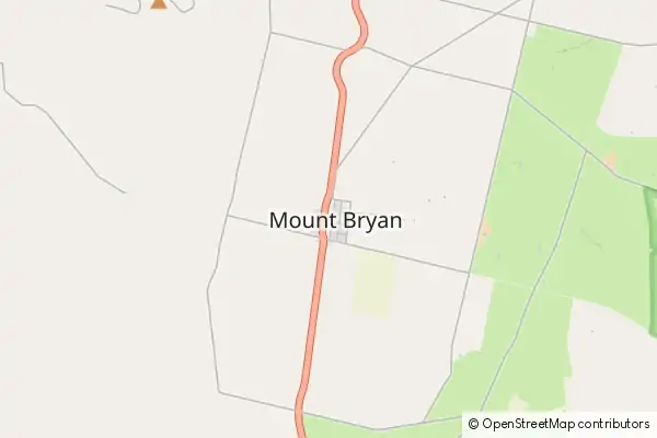 Karte Mount Bryan