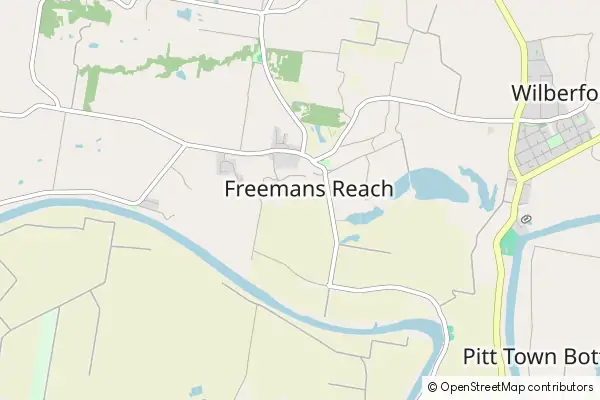 Karte Freemans Reach