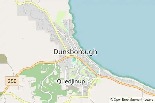 Karte Dunsborough