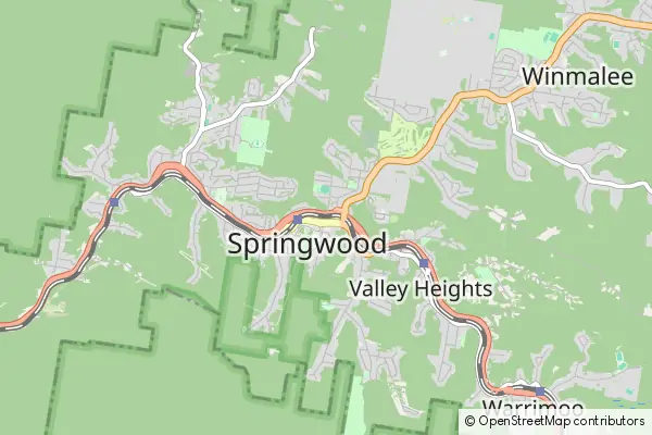 Karte Springwood