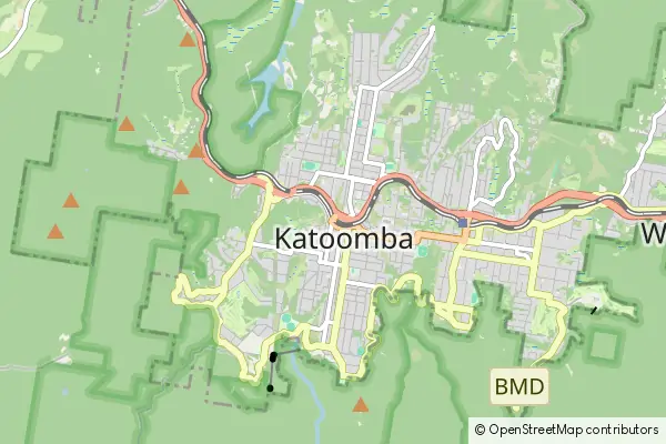 Karte Katoomba