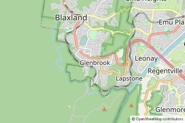 Karte Glenbrook