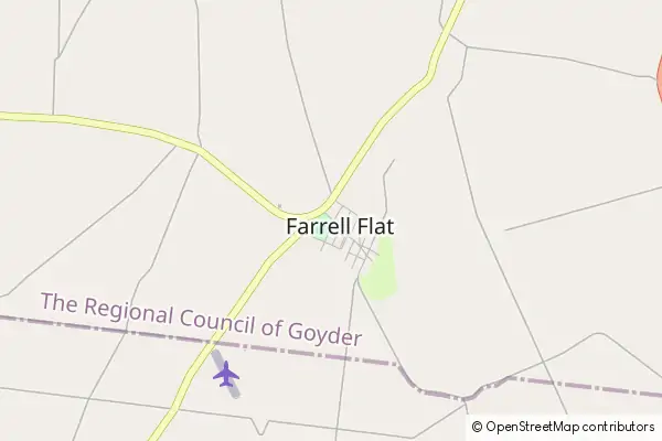 Karte Farrell Flat