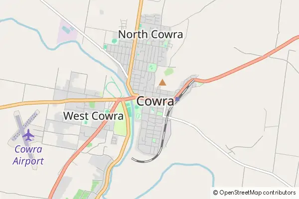 Karte Cowra