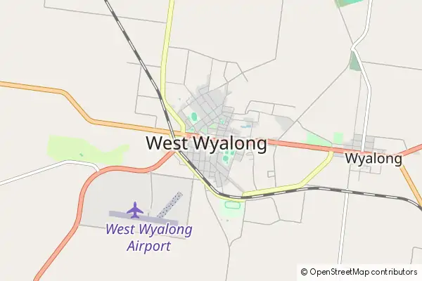 Karte West Wyalong