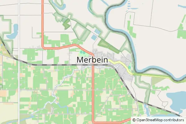 Karte Merbein