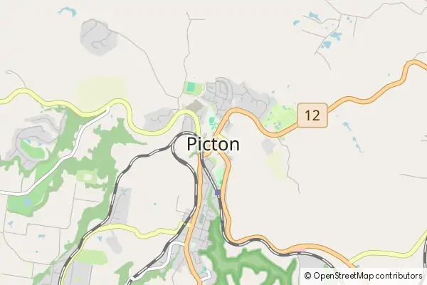 Karte Picton