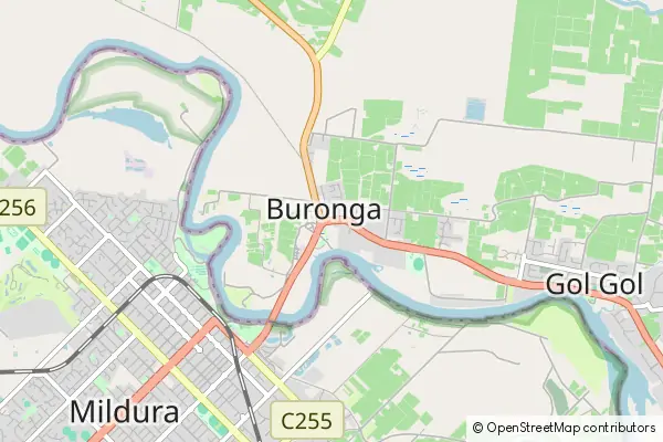 Karte Buronga