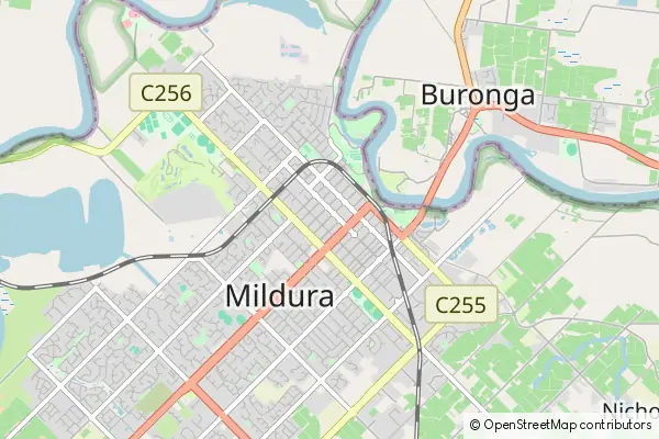 Karte Mildura