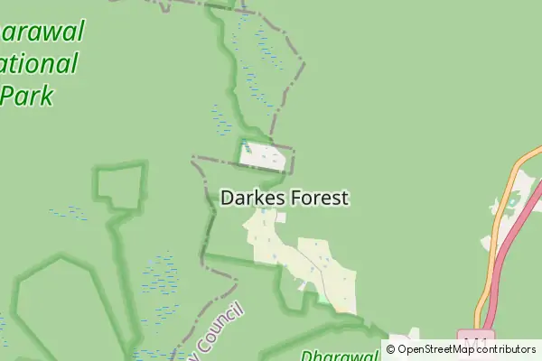 Karte Darkes Forest