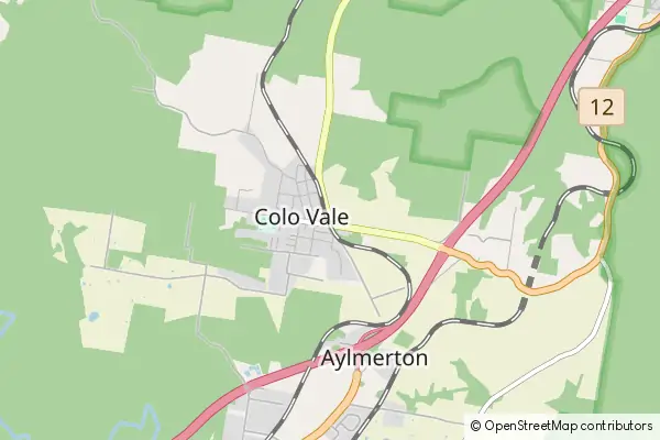 Karte Colo Vale