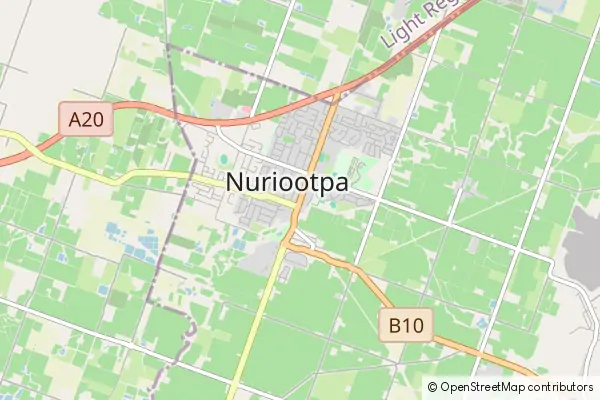 Karte Nuriootpa