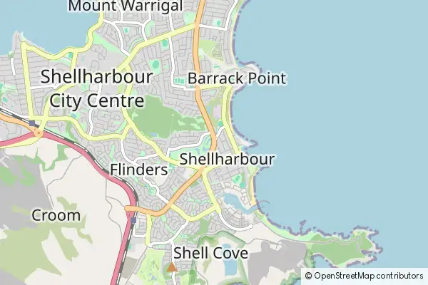 Karte Shellharbour