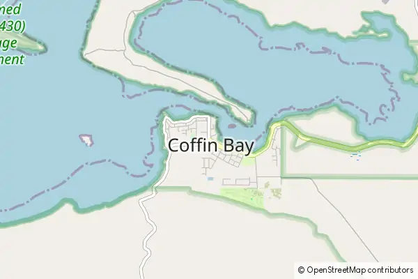 Karte Coffin Bay