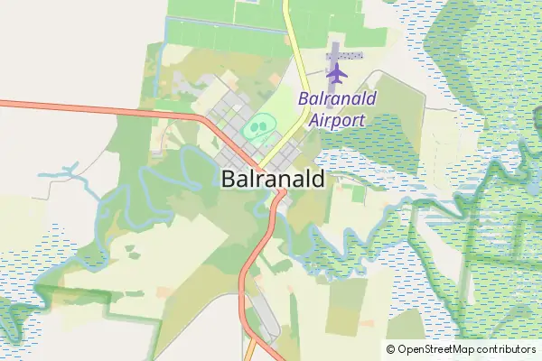 Karte Balranald