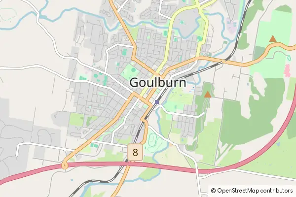 Karte Goulburn