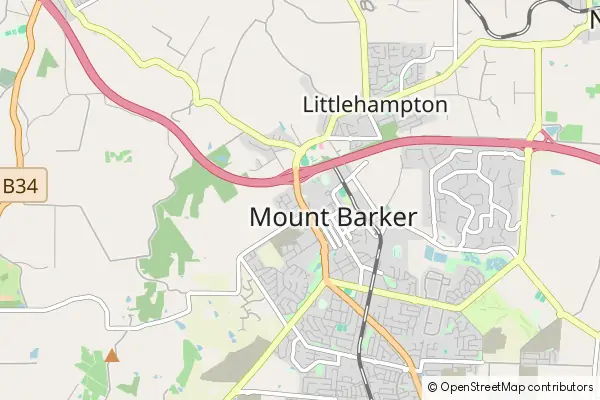 Karte Mount Barker