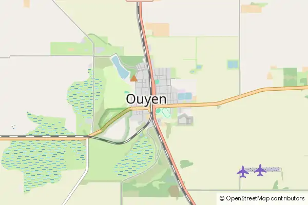 Karte Ouyen