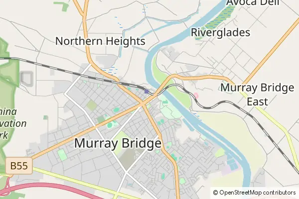 Karte Murray Bridge