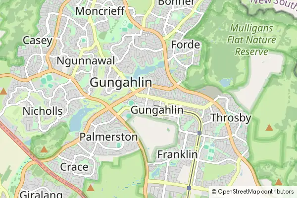 Karte Gungahlin