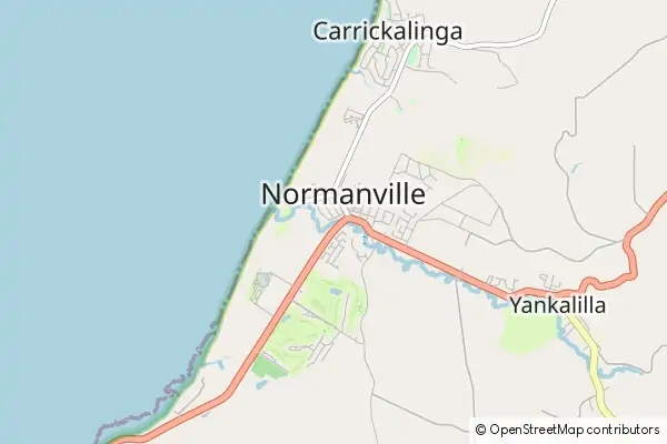 Karte Normanville