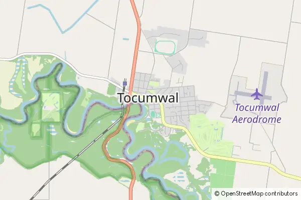 Karte Tocumwal