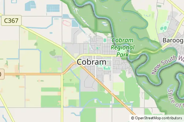 Karte Cobram