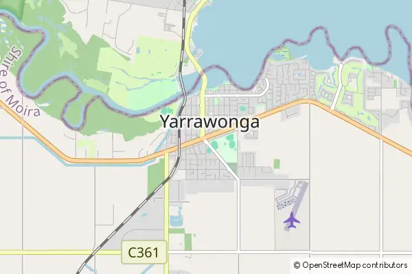 Karte Yarrawonga